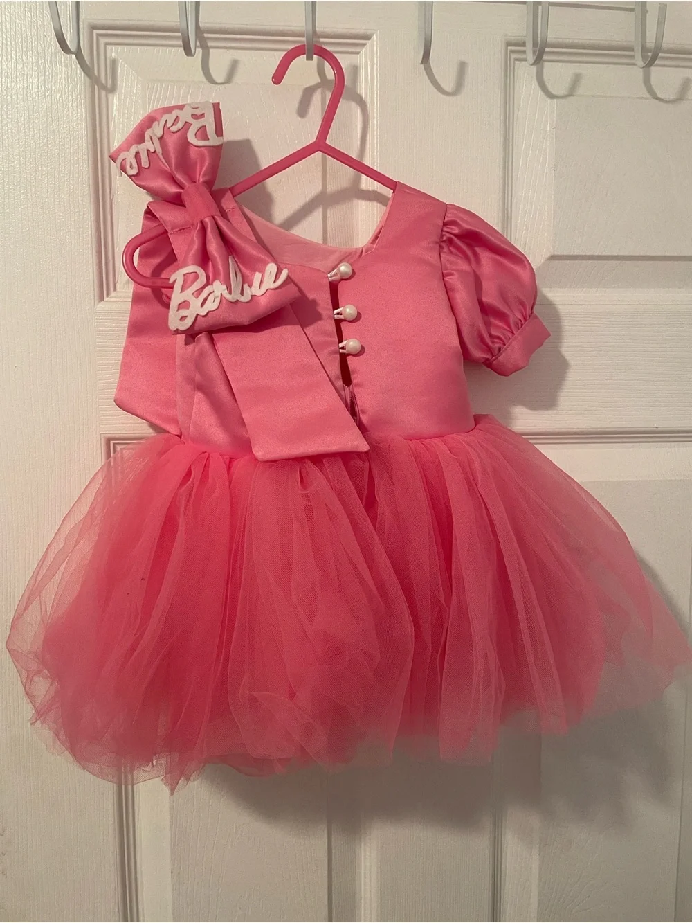 Barbie Pink Tulle Kids Costume Dress